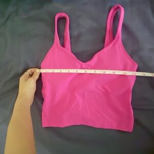 Lululemon align tank in sonic pink size 0